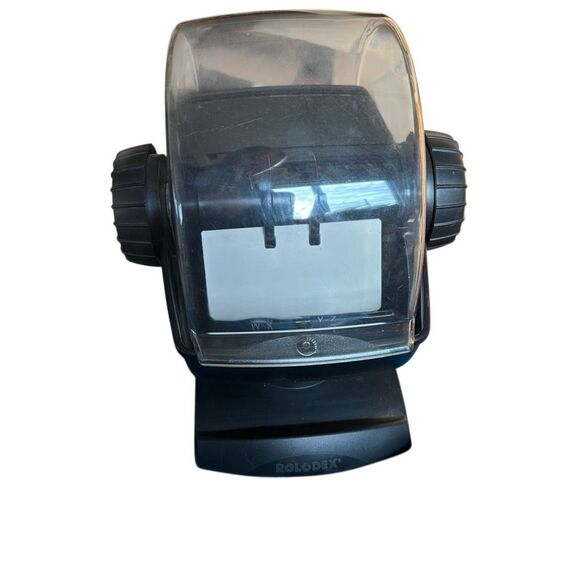 Rolodex Covered Rotary 360 Business Phone Address File - Picture 1 of 8